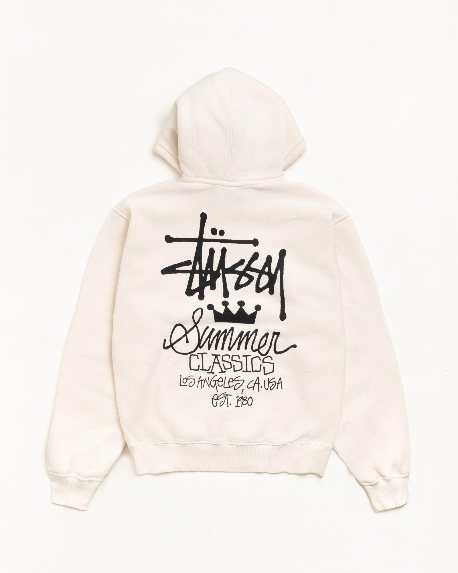 Summer Classics Garment Dyed Hoodie in Bone