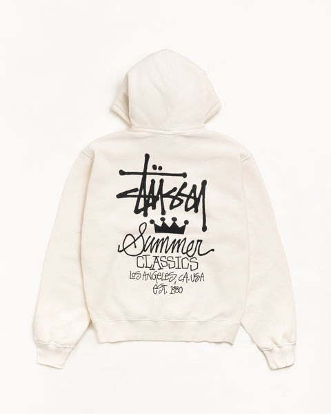 Summer Classics Garment Dyed Hoodie in Bone