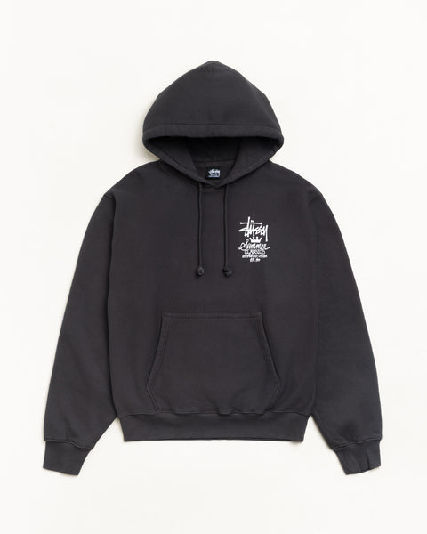 Summer Classics Garment Dyed Hoodie in Faded Black