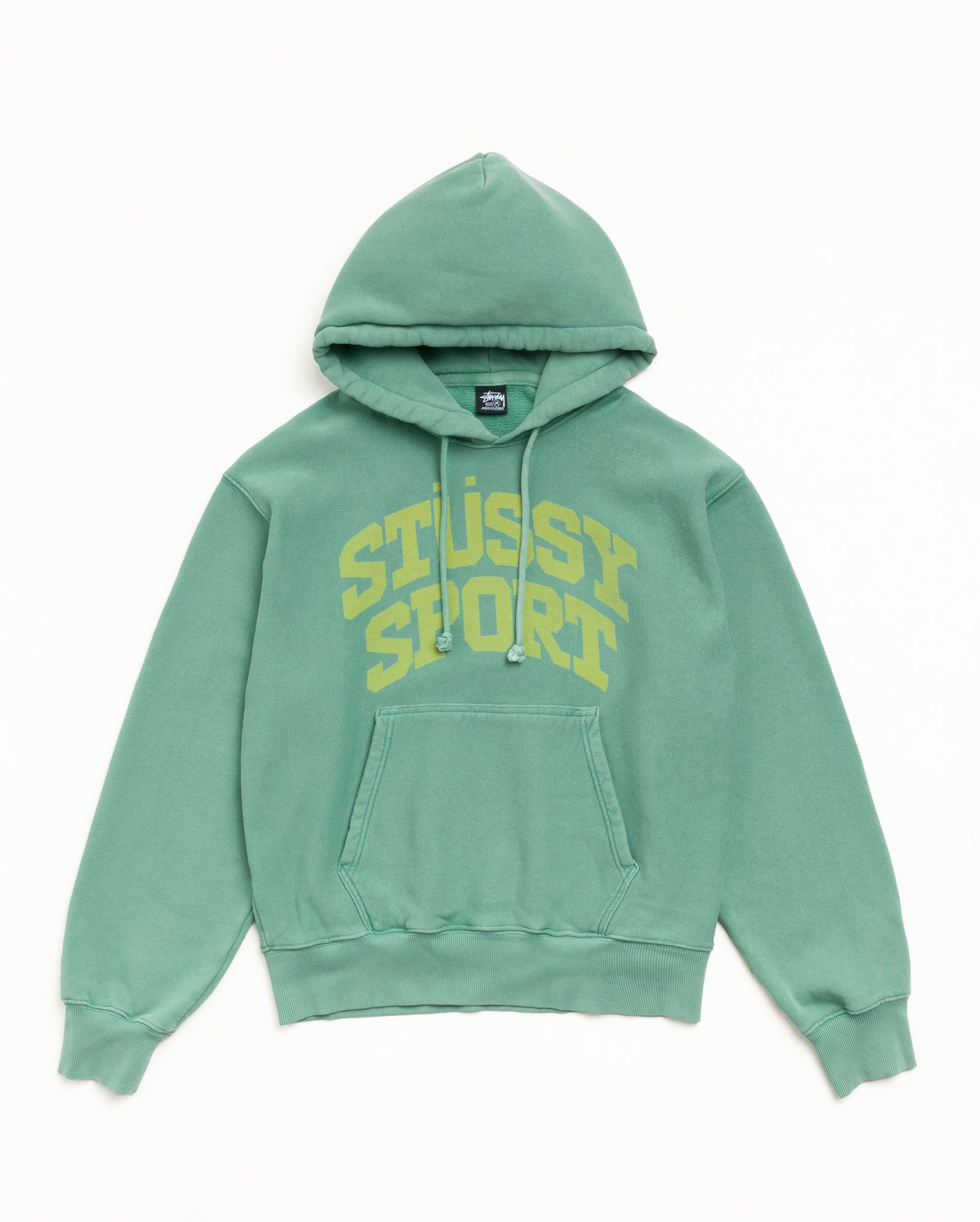 BLOCK SPORT HOODIE GARMENT DYED
