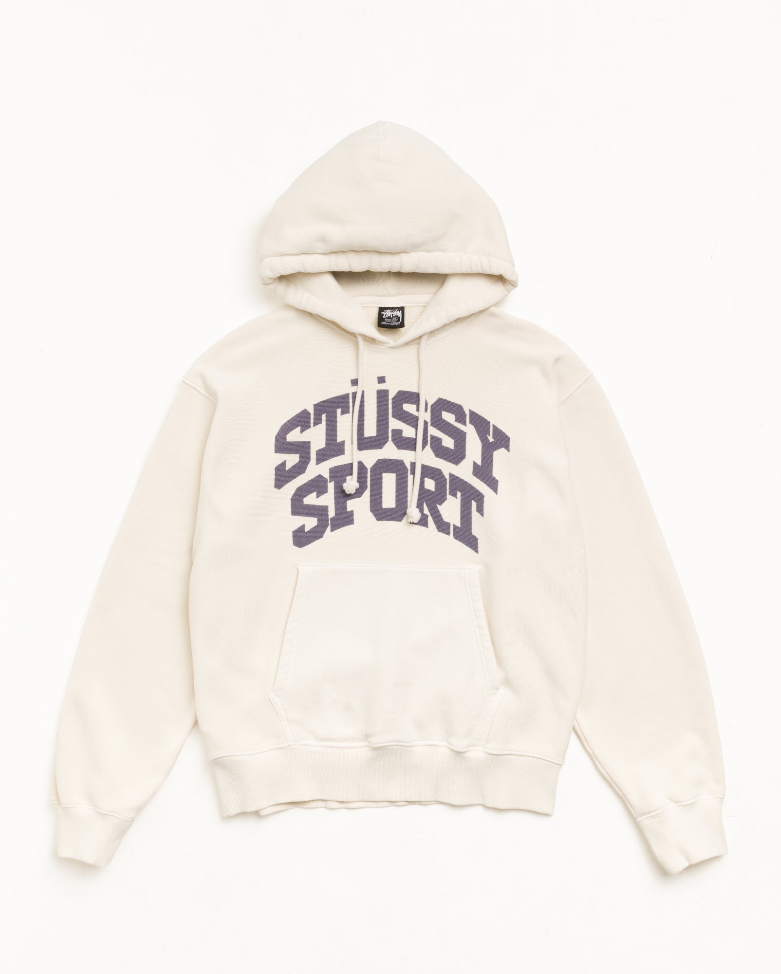 BLOCK SPORT HOODIE GARMENT DYED
