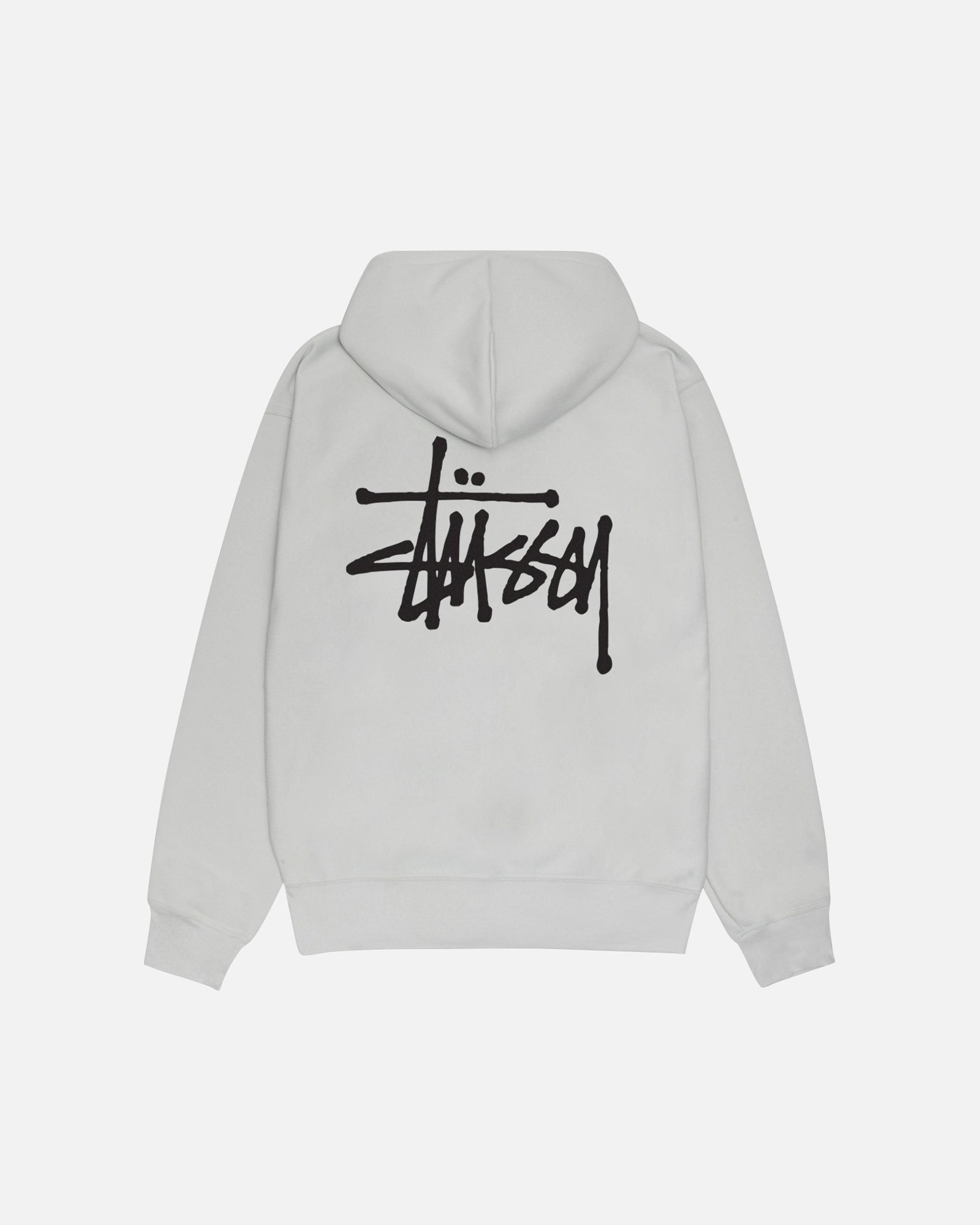 Basic Stüssy Zip Hoodie in fog – Stüssy