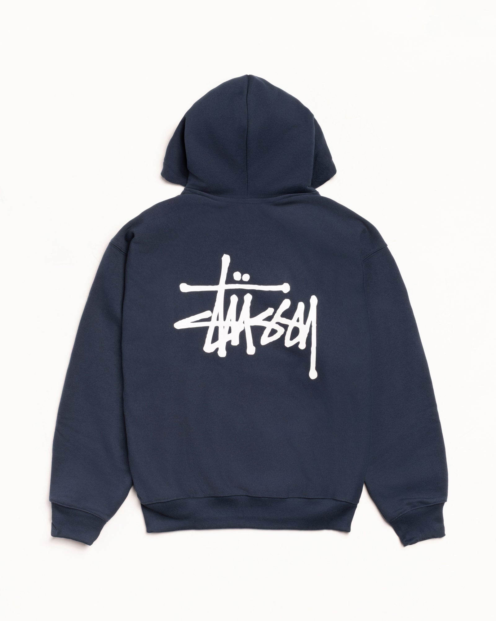 BASIC STÜSSY ZIP HOODIE