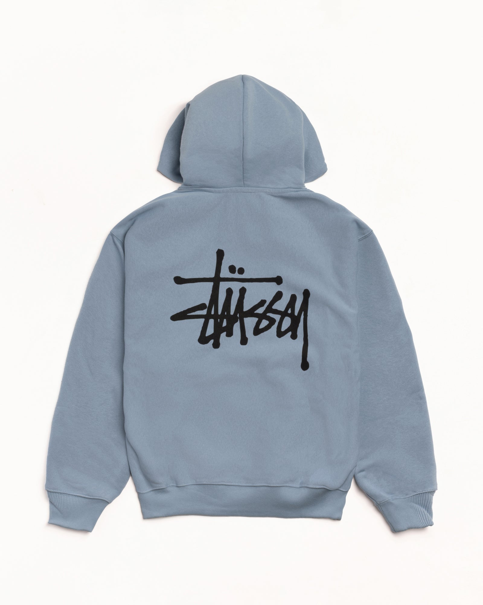 Basic Stüssy Zip Hoodie – Slate | Tee & Sweats | Stüssy