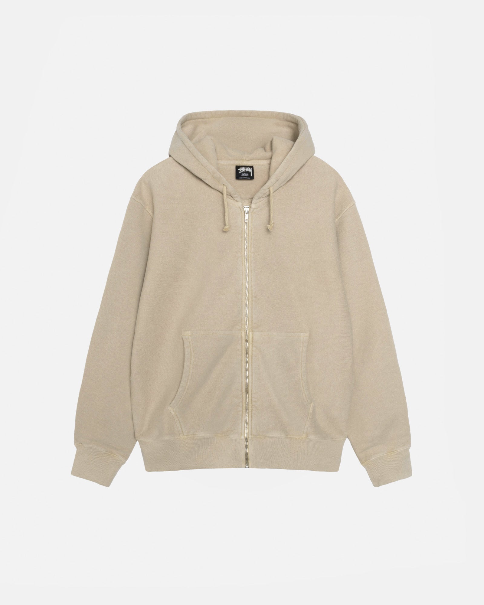 Buana Pig Dyed Zip Hoodie in khaki – Stüssy