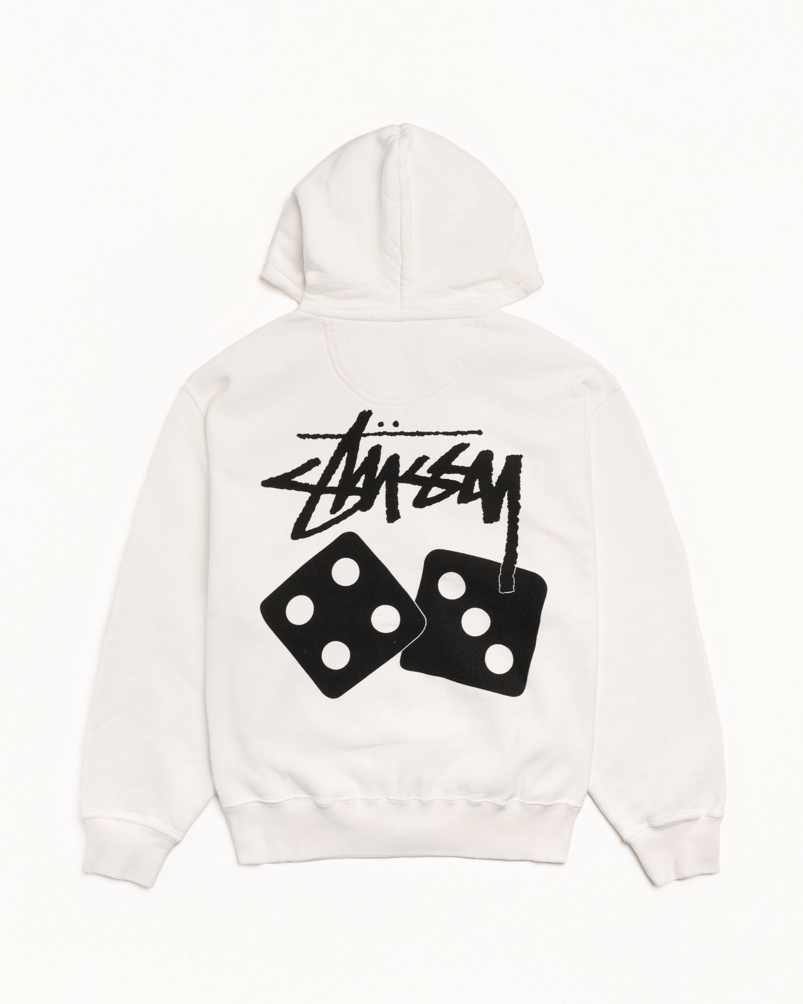Dice Zip Hoodie Pigment Dyed – Natural | Sweats | Stüssy