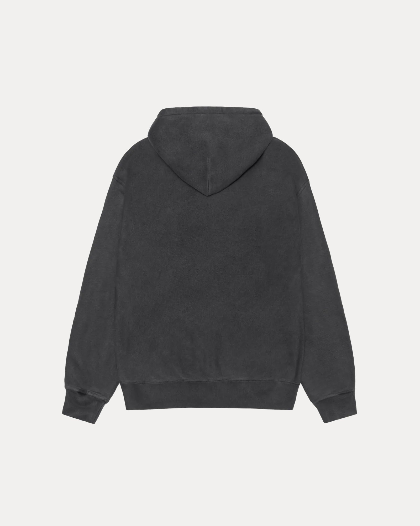 Jumbo Zip Hoodie Pigment Dyed in black – Stüssy