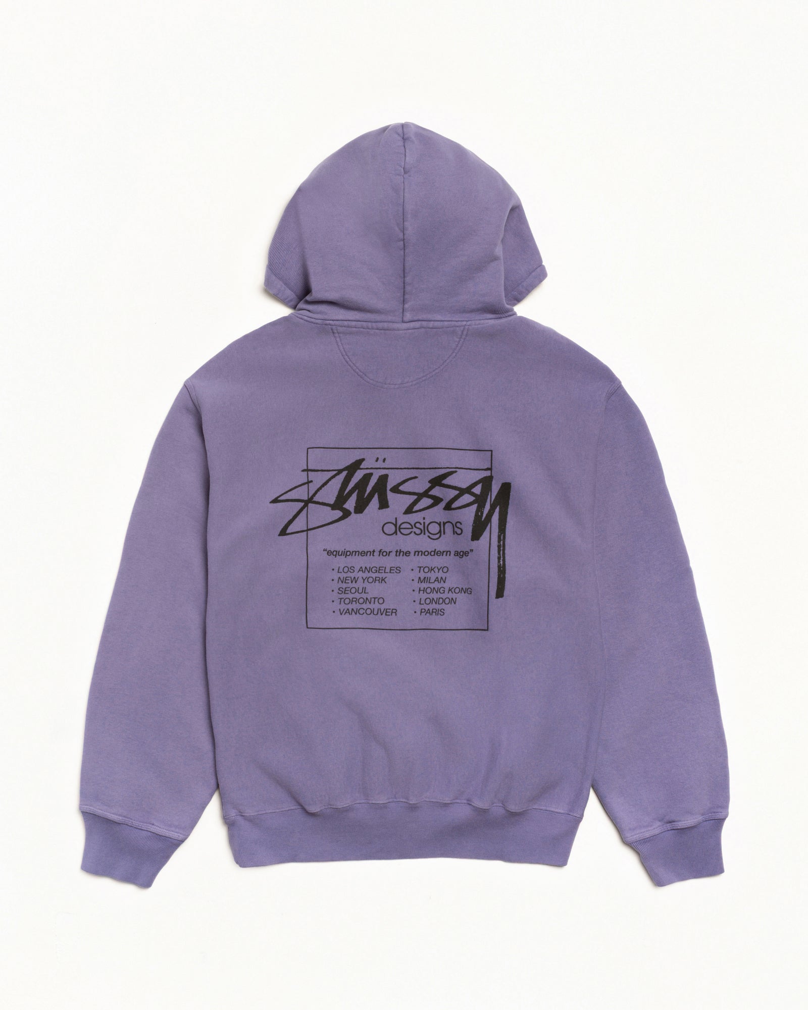 Stussy パープル　フード付きジャケット Modern Age Zip Hoodie Pigment Dyed – Grape | Sweats | Stüssy
