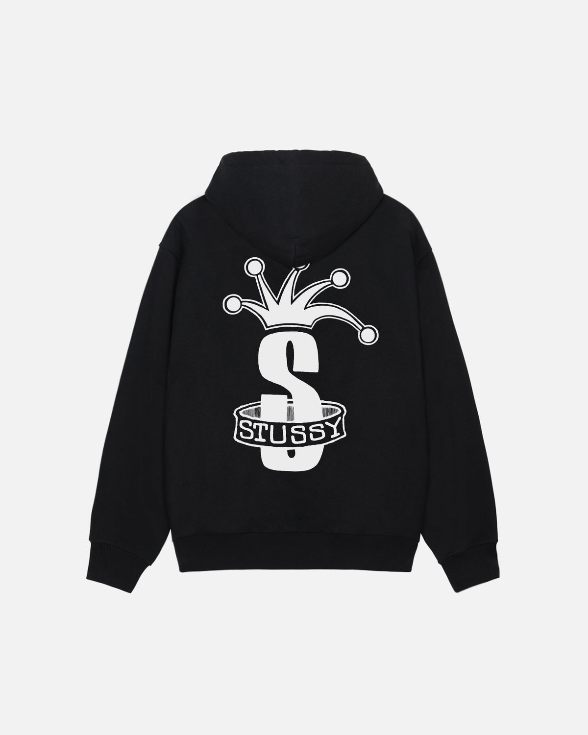 Crown Band Zip Hoodie in black – Stüssy