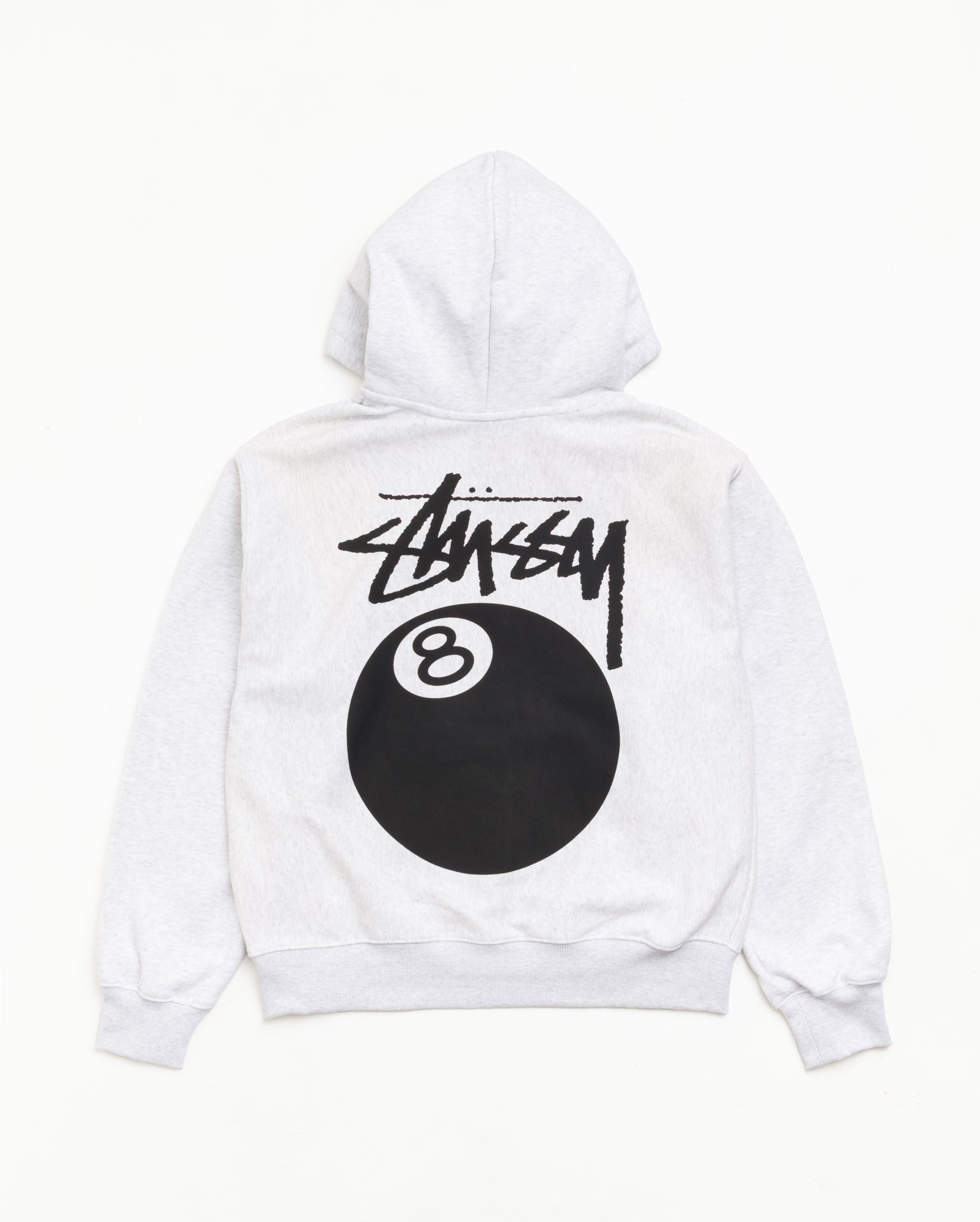 8 Ball Zip Hoodie - Ash Heather | Hoodies & Sweatshirts | Stüssy