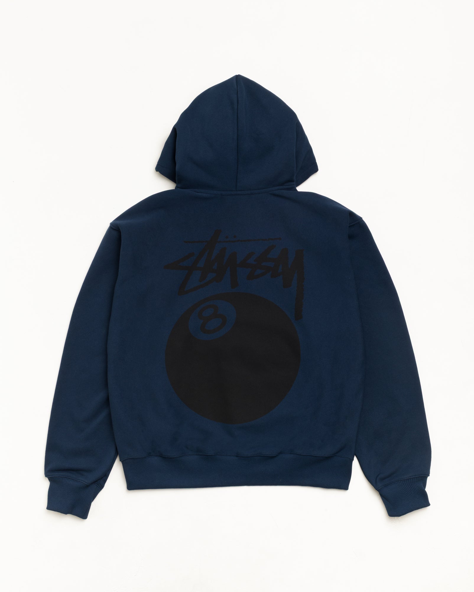 8 Ball Zip Hoodie - Navy | Hoodies & Sweatshirts | Stüssy