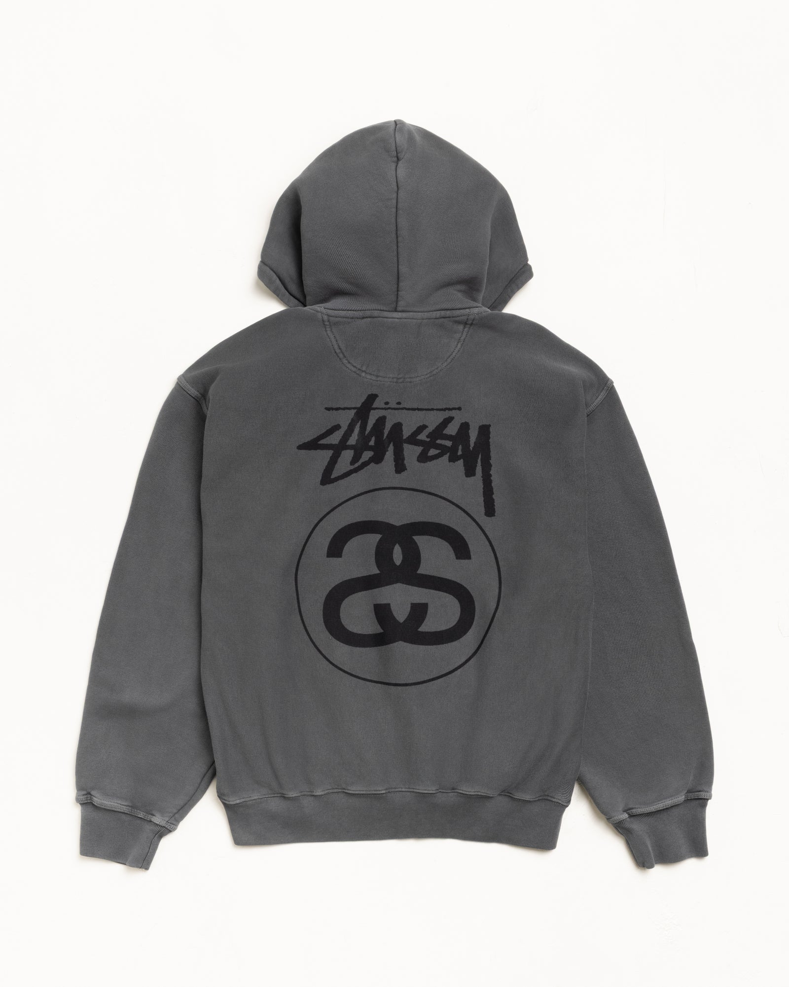 Stussy ダークグレー ジップアップベスト Stussy ダークグレー ジップアップベスト