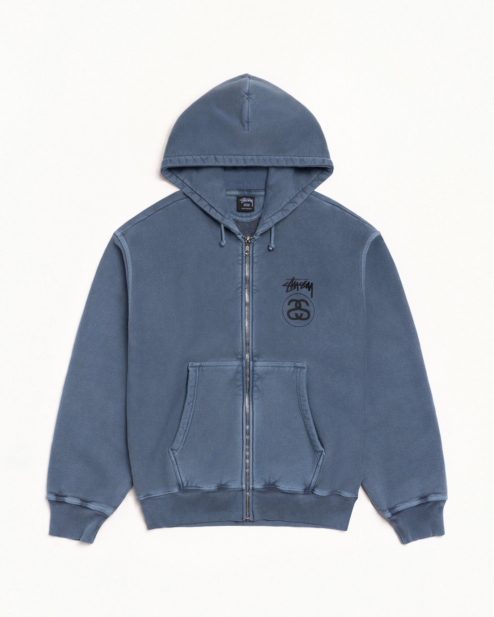 STOCK LINK ZIP HOODIE PIGMENT DYED
