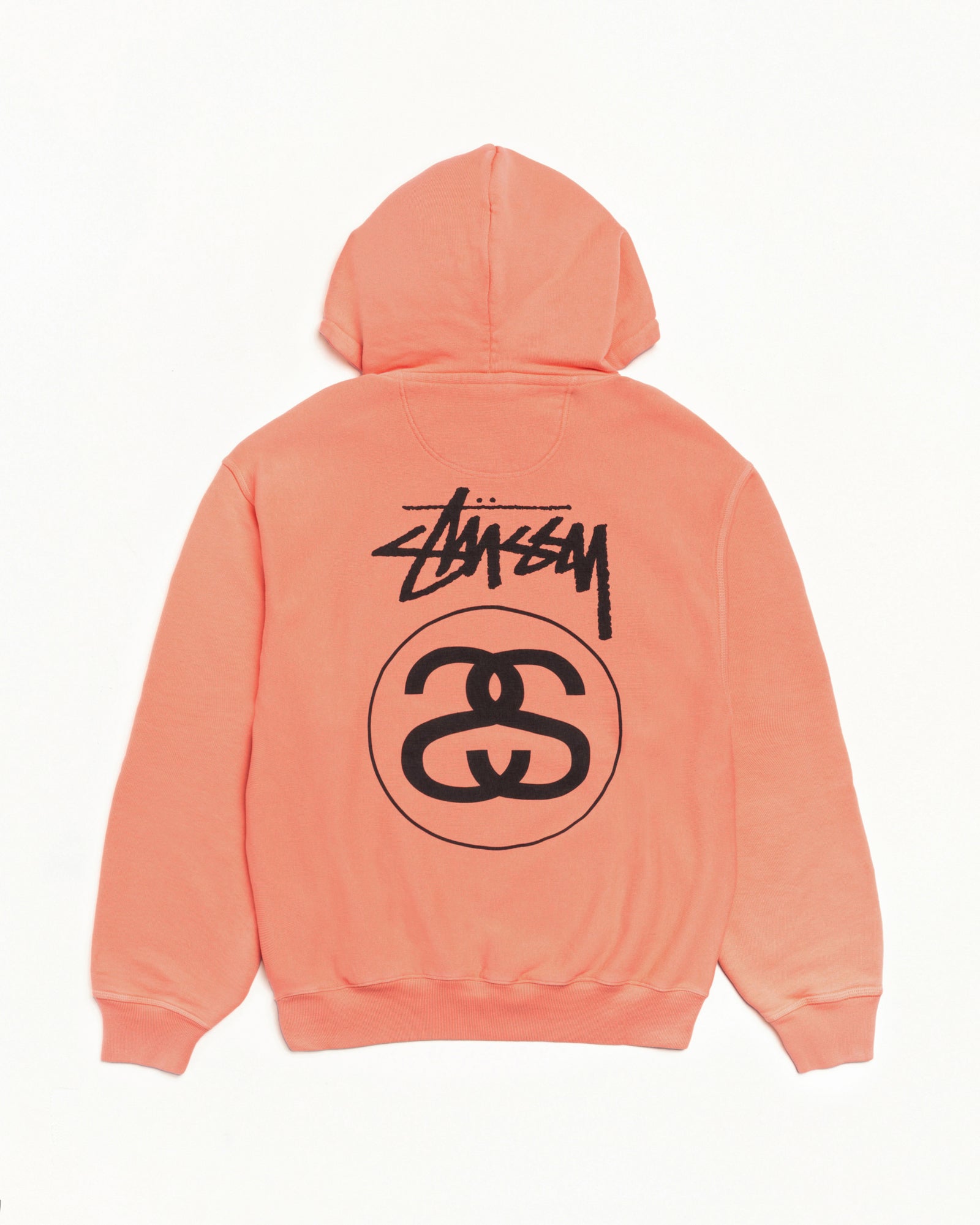 Stock Link Zip Hoodie Pigment Dyed – Sherbert | Sweats | Stüssy