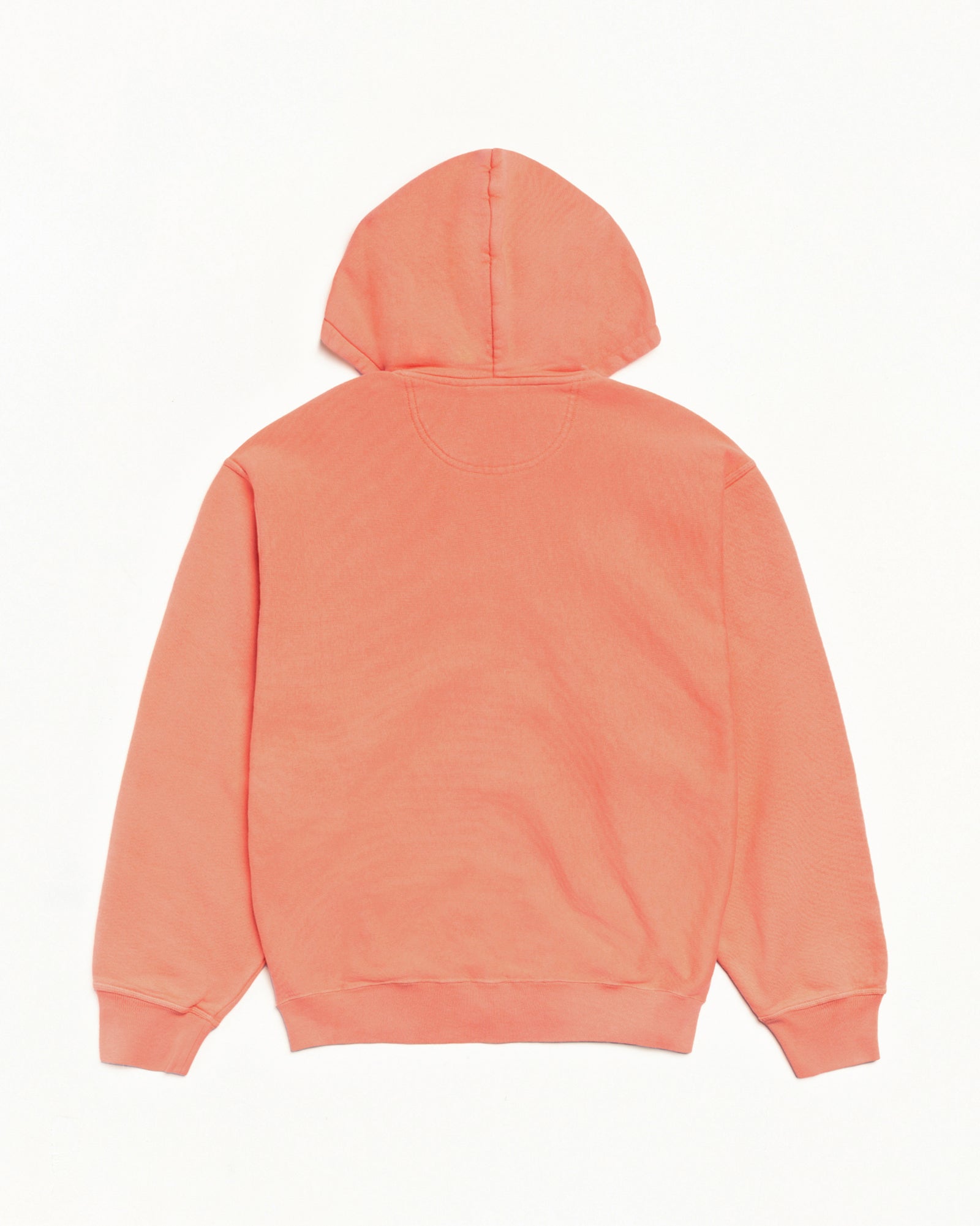 Stussy Wear Pig. Dyed Zip Hood Mens Long Sleeve In Sherbert