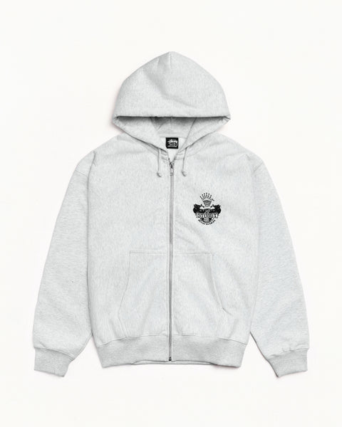 Built To Last Zip Hoodie – Ash Heather | Sweats | Stüssy