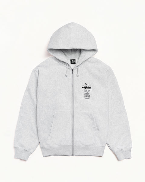 Swim Out Zip Hoodie – Ash Heather | Sweats | Stüssy