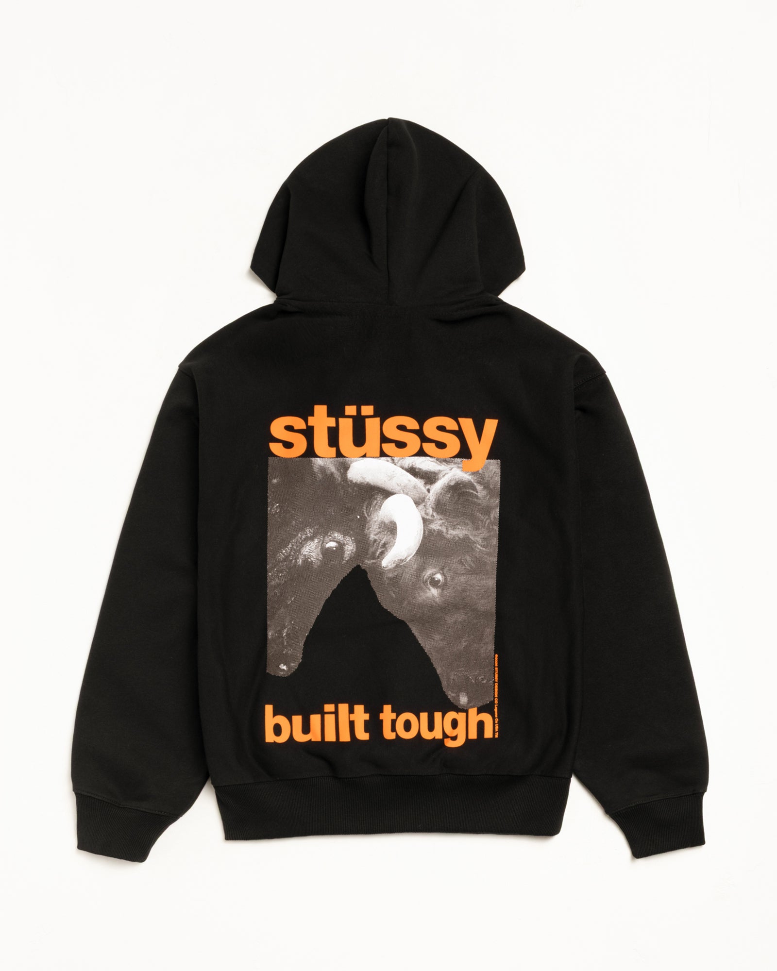 Built Tough Zip Hoodie – Black | Sweats | Stüssy