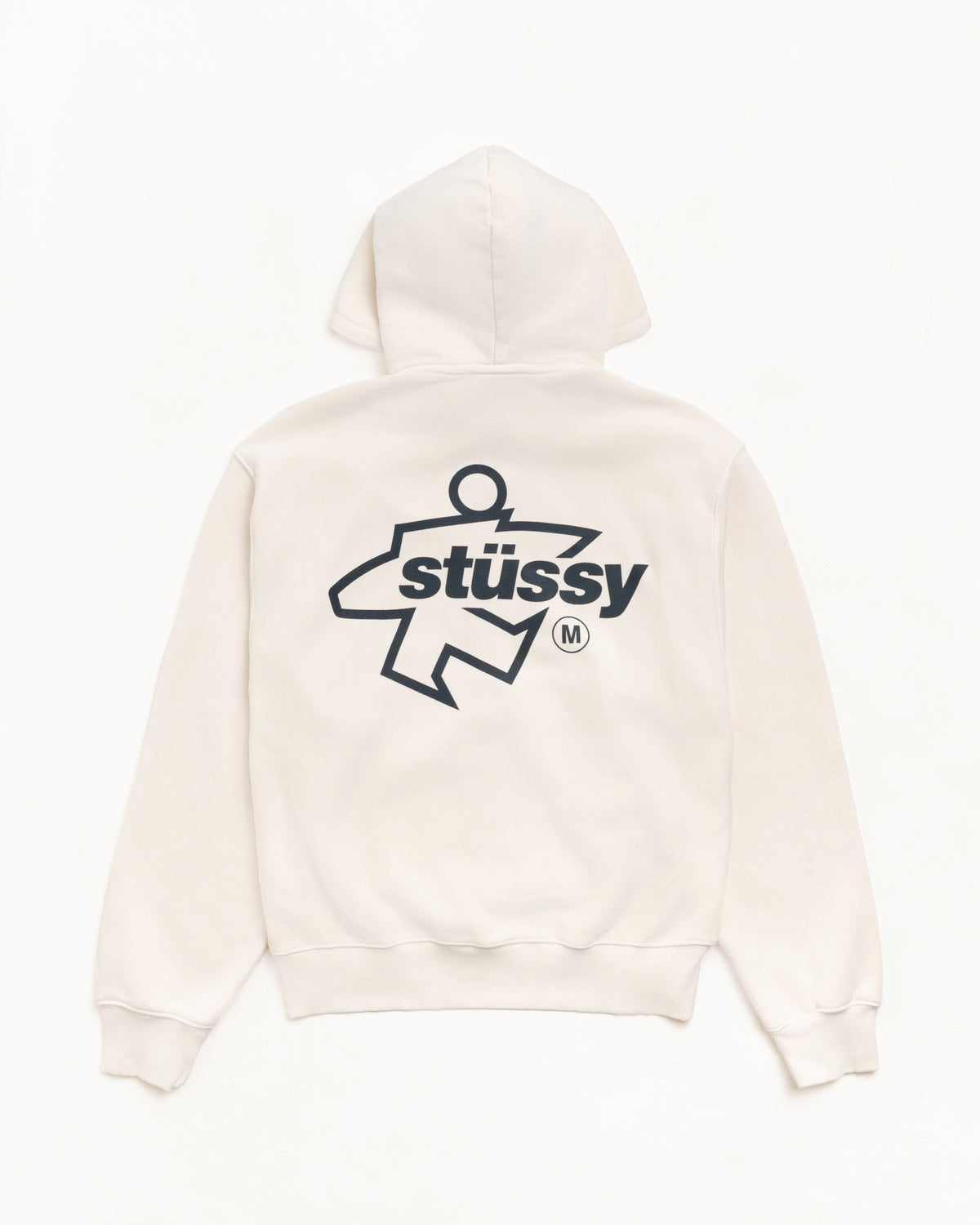 Surf Size Zip Hoodie – Bone | Sweats | Stüssy
