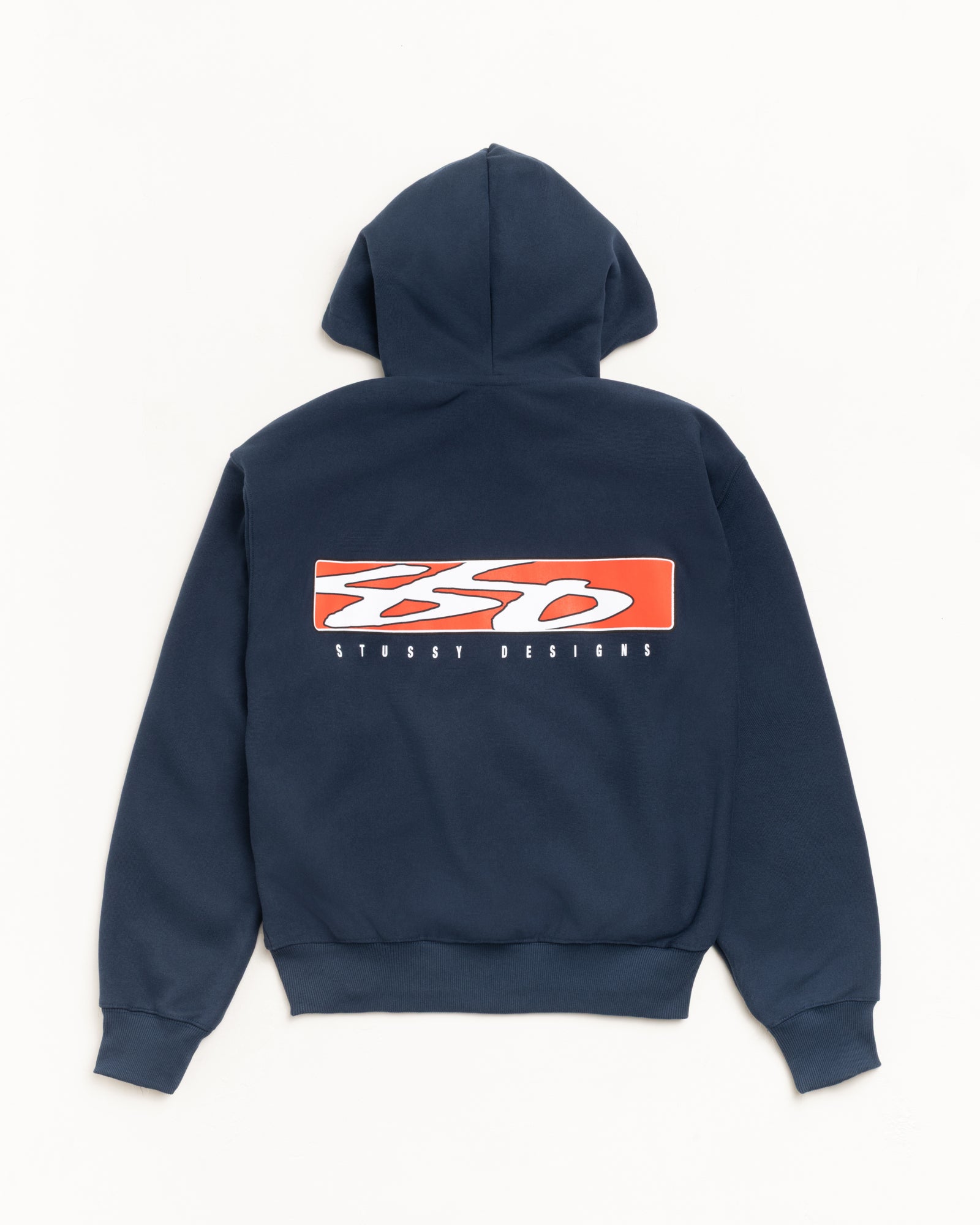 S Box Zip Hoodie – Navy | Sweats | Stüssy