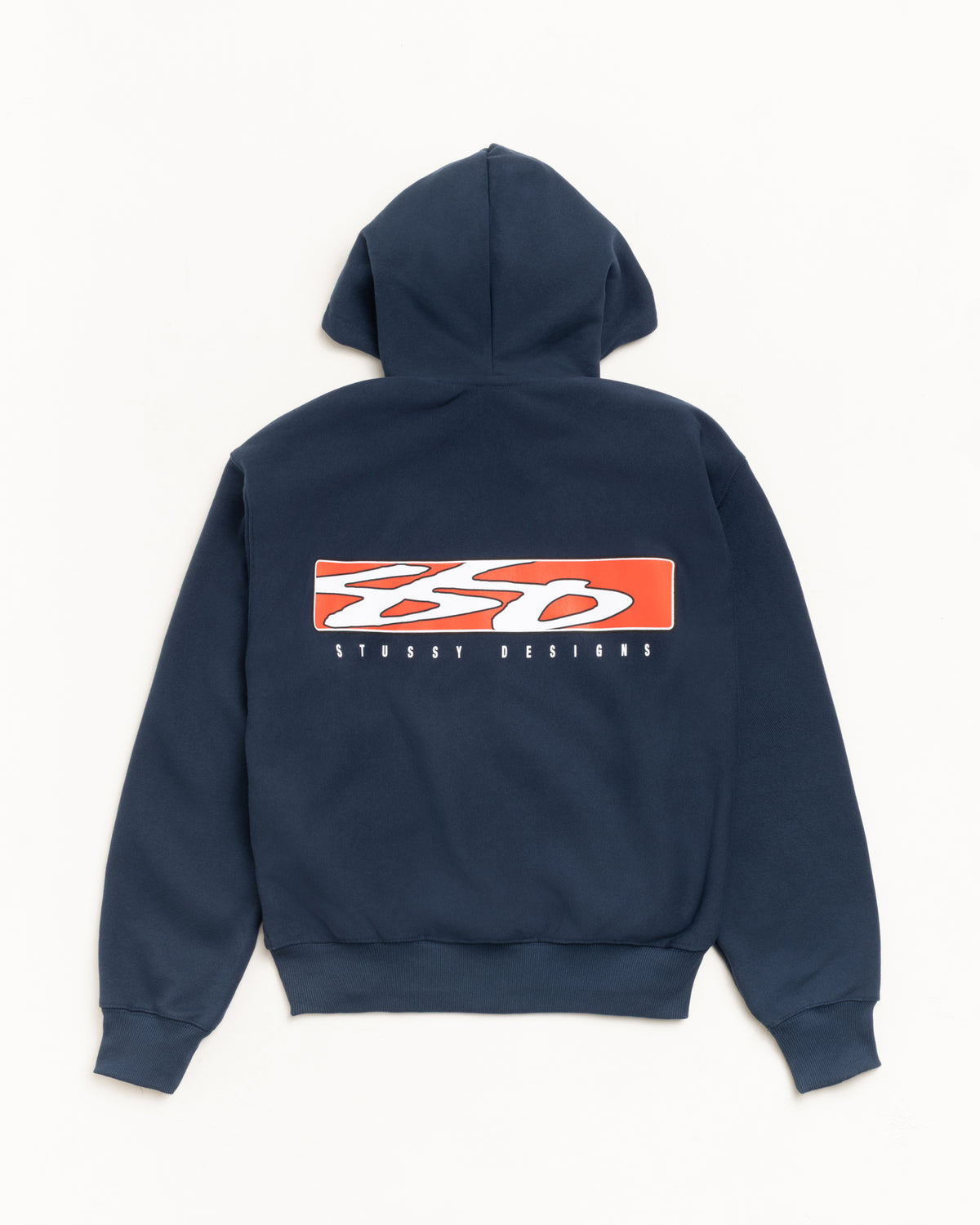 S Box Zip Hoodie – Navy | Sweats | Stüssy