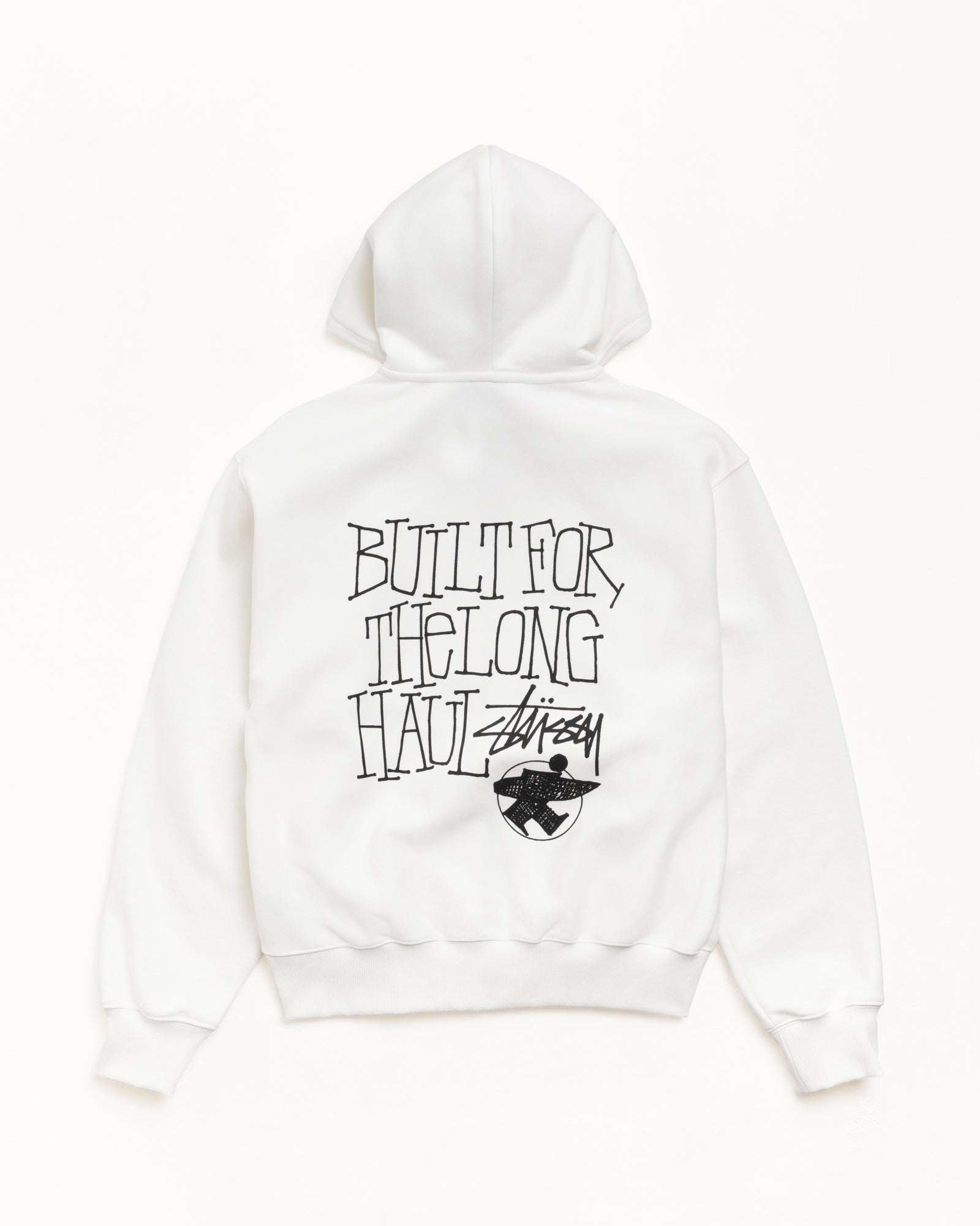 Long Haul Zip Hoodie – Off White | Sweats | Stüssy