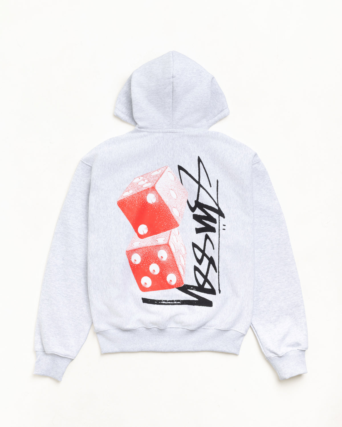 Tall Dice Zip Hoodie – Ash Heather | Sweats | Stüssy