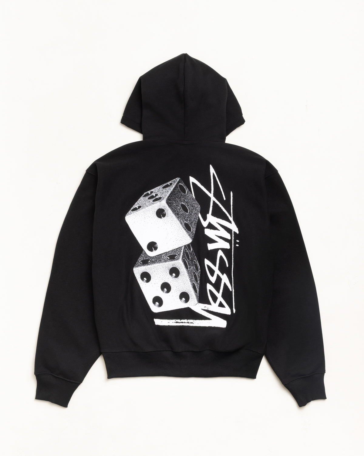 Tall Dice Zip Hoodie – Black | Sweats | Stüssy