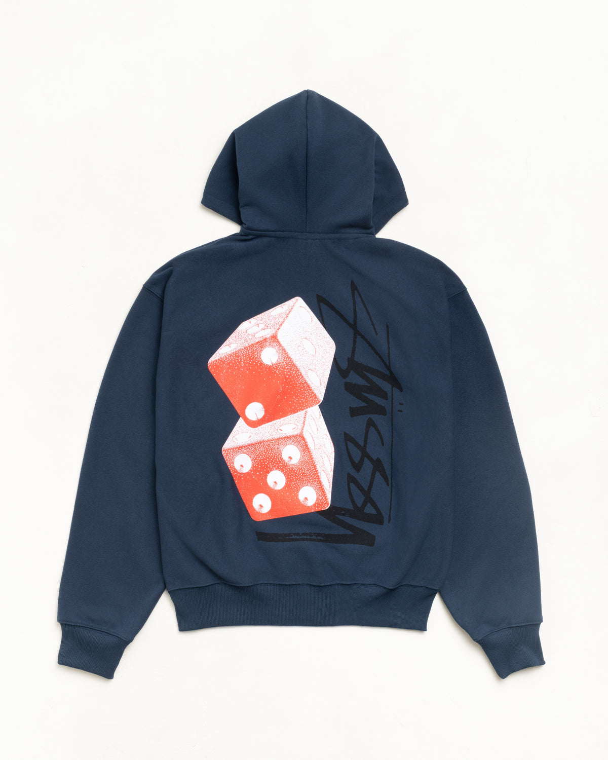 Tall Dice Zip Hoodie – Navy | Sweats | Stüssy