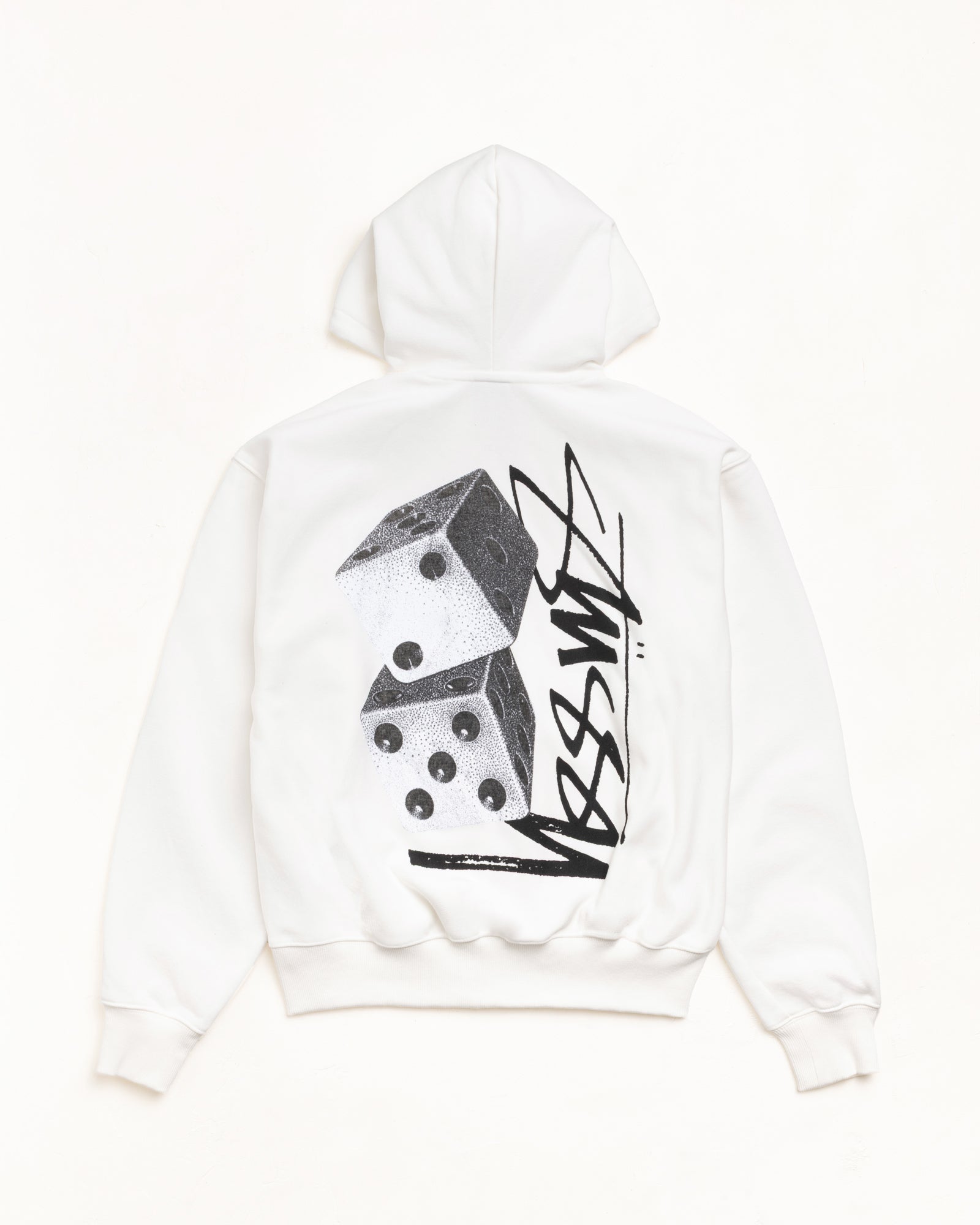 Tall Dice Zip Hoodie – Off White | Sweats | Stüssy