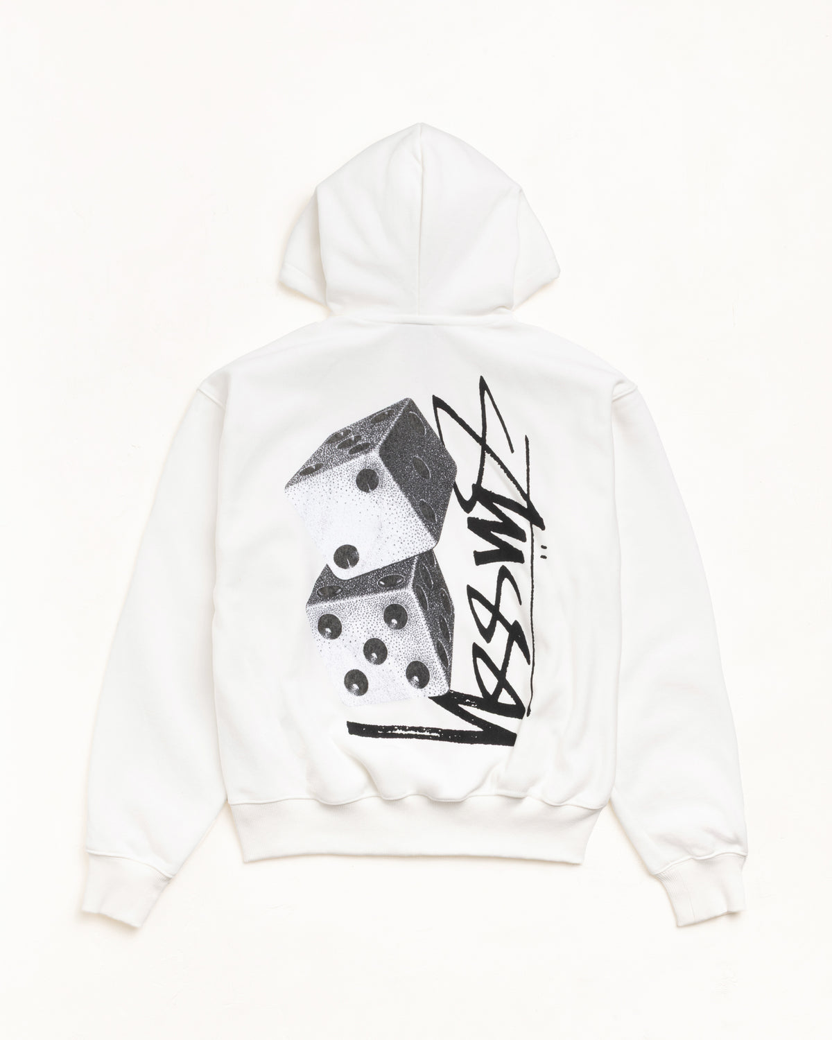Tall Dice Zip Hoodie – Off White | Sweats | Stüssy