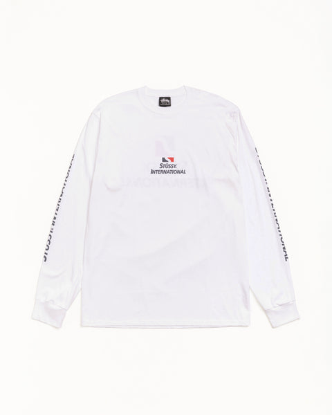 Stüssy International Ls Tee – White | Tees | Stüssy