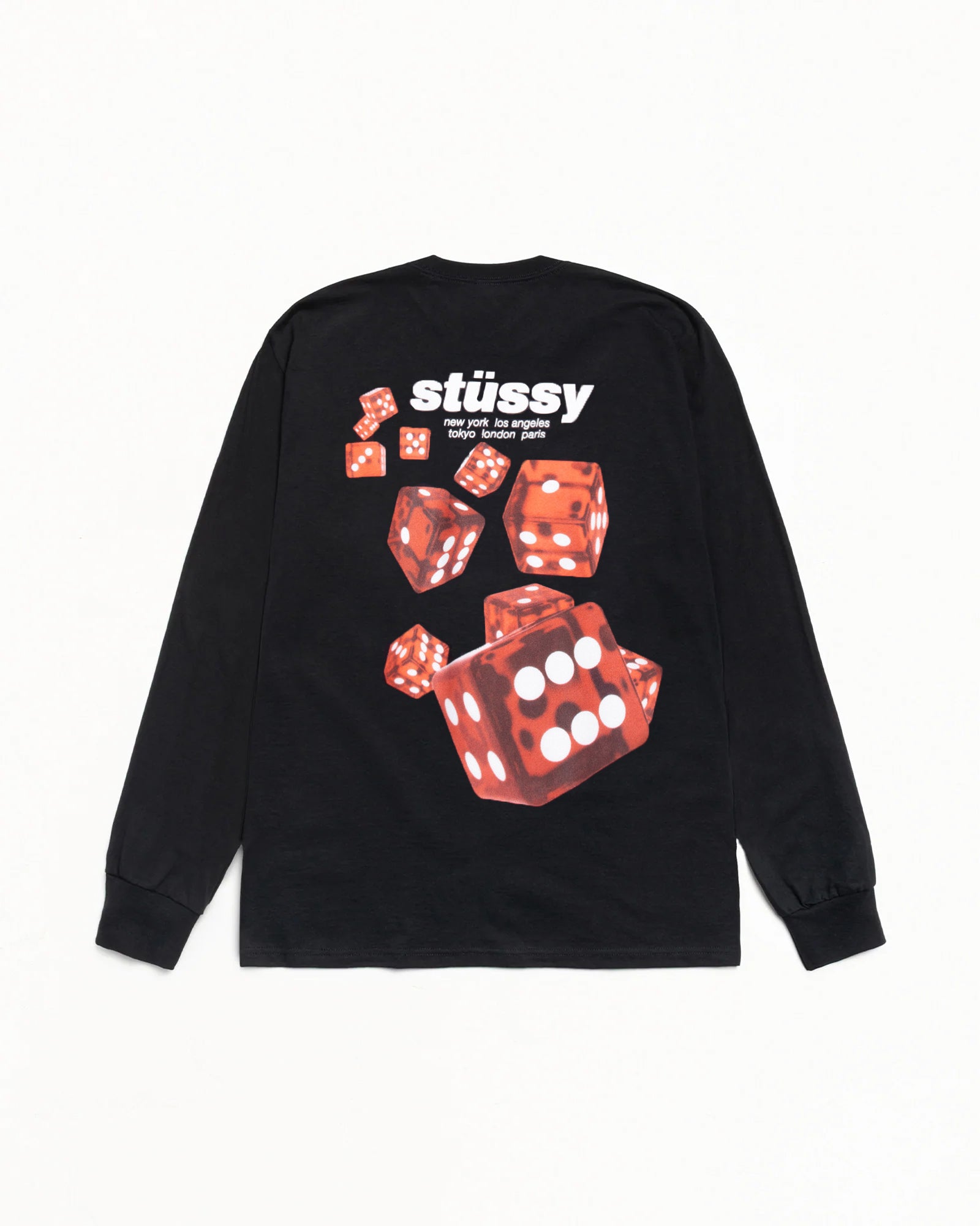 Rollers Ls Tee – Black | Tees | Stüssy