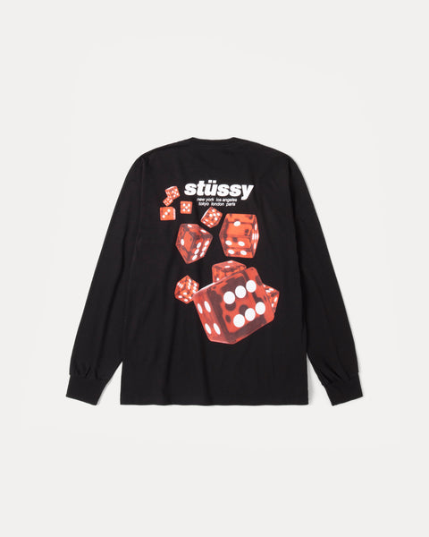 Rollers Ls Tee – Black | Tees | Stüssy