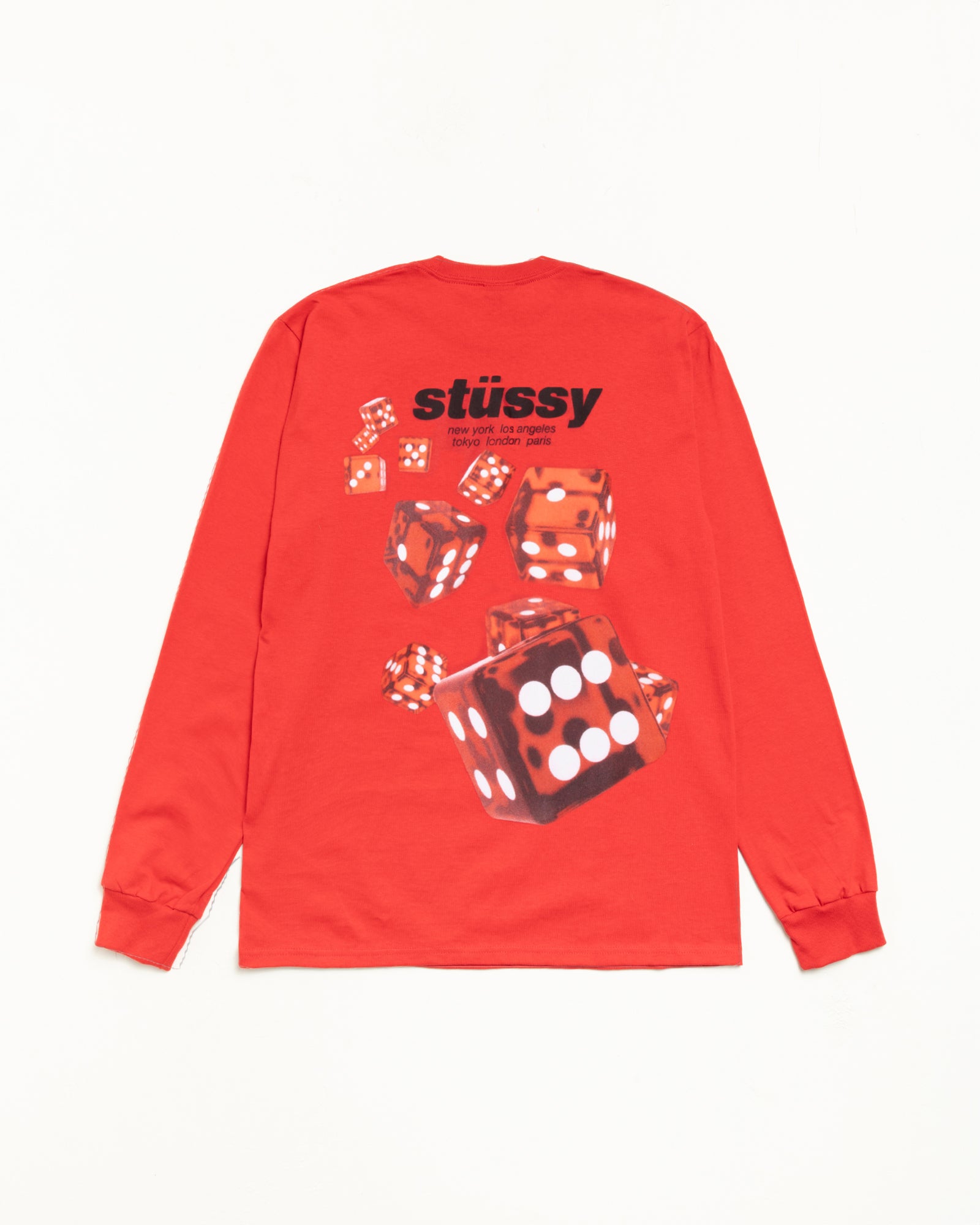 Rollers Ls Tee – Cayenne | Tees | Stüssy