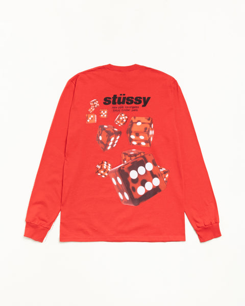 Rollers Ls Tee Mens Long Sleeve In Cayenne