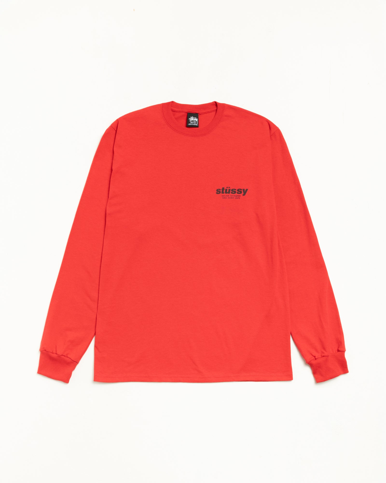 Rollers Ls Tee Mens Long Sleeve In Cayenne