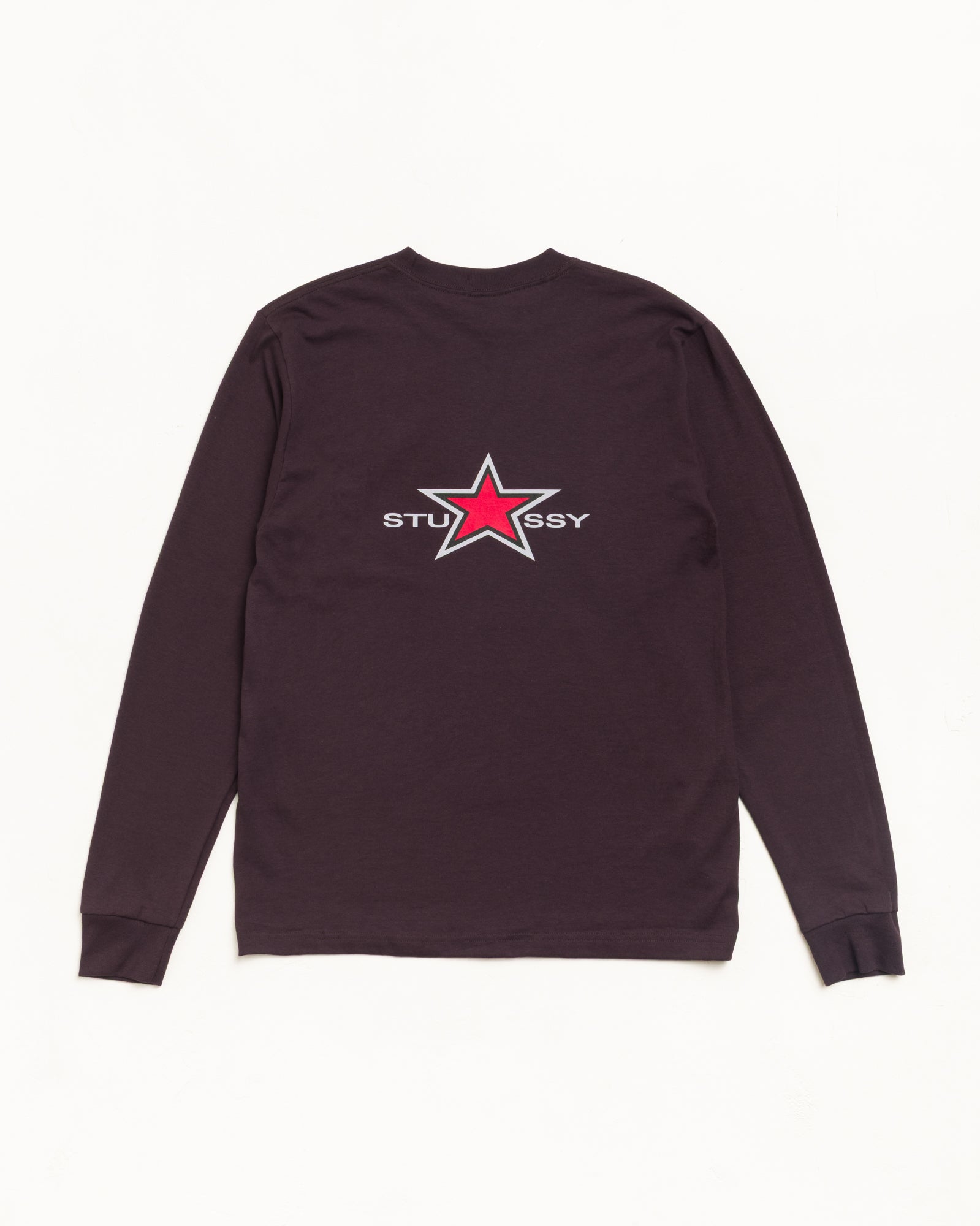 Stussy Star LS Tee - Chocolate | Tees | Stüssy Stussy Star LS Tee - Chocolate | Tees | Stüssy
