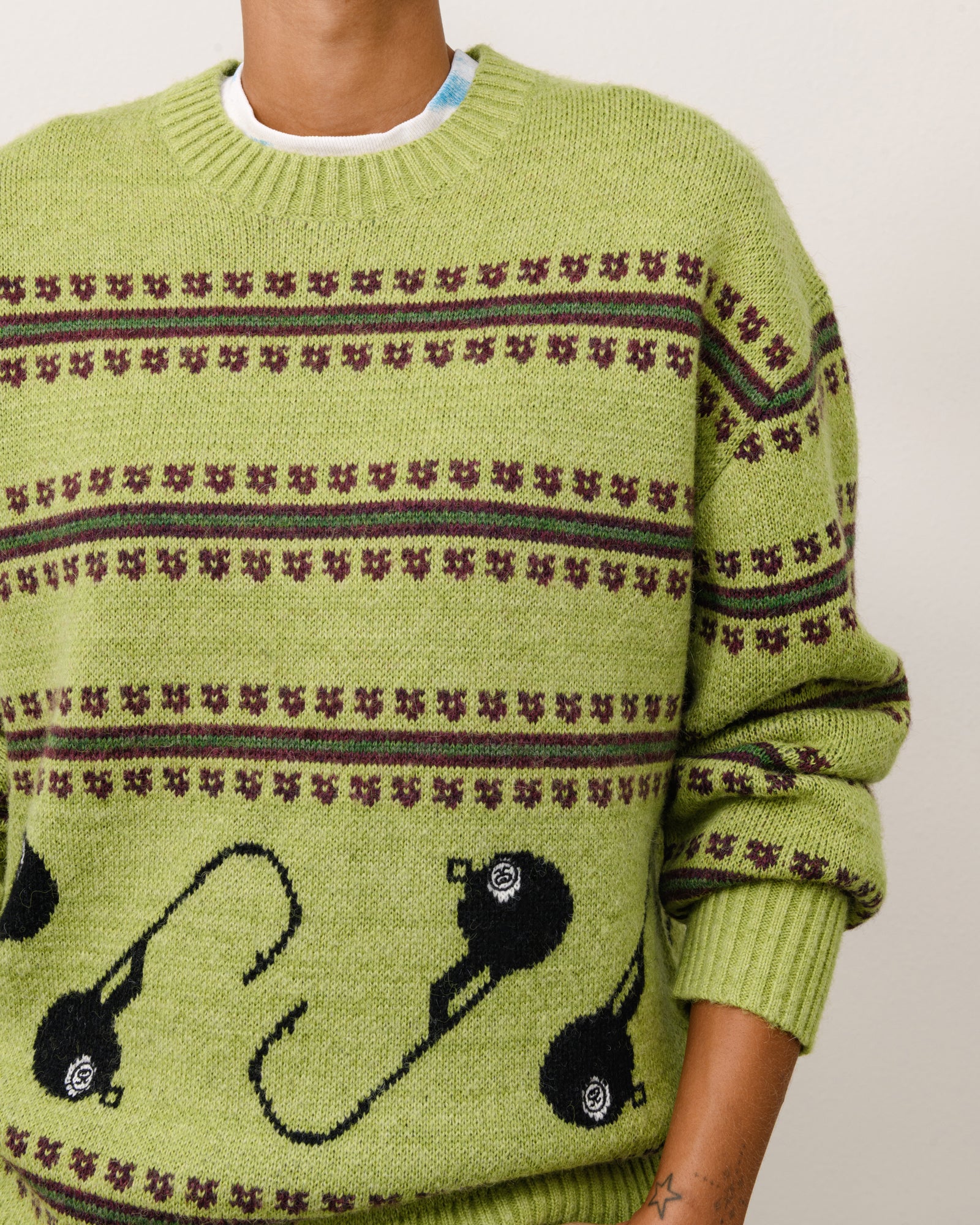 Denim Tears Knit Sweater – Green | Knits | Stüssy
