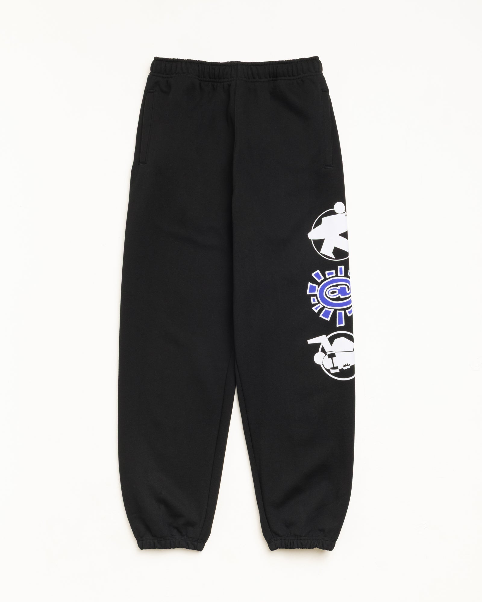 Stüssy & Always Stack Sweatpant Sweatpant in Black