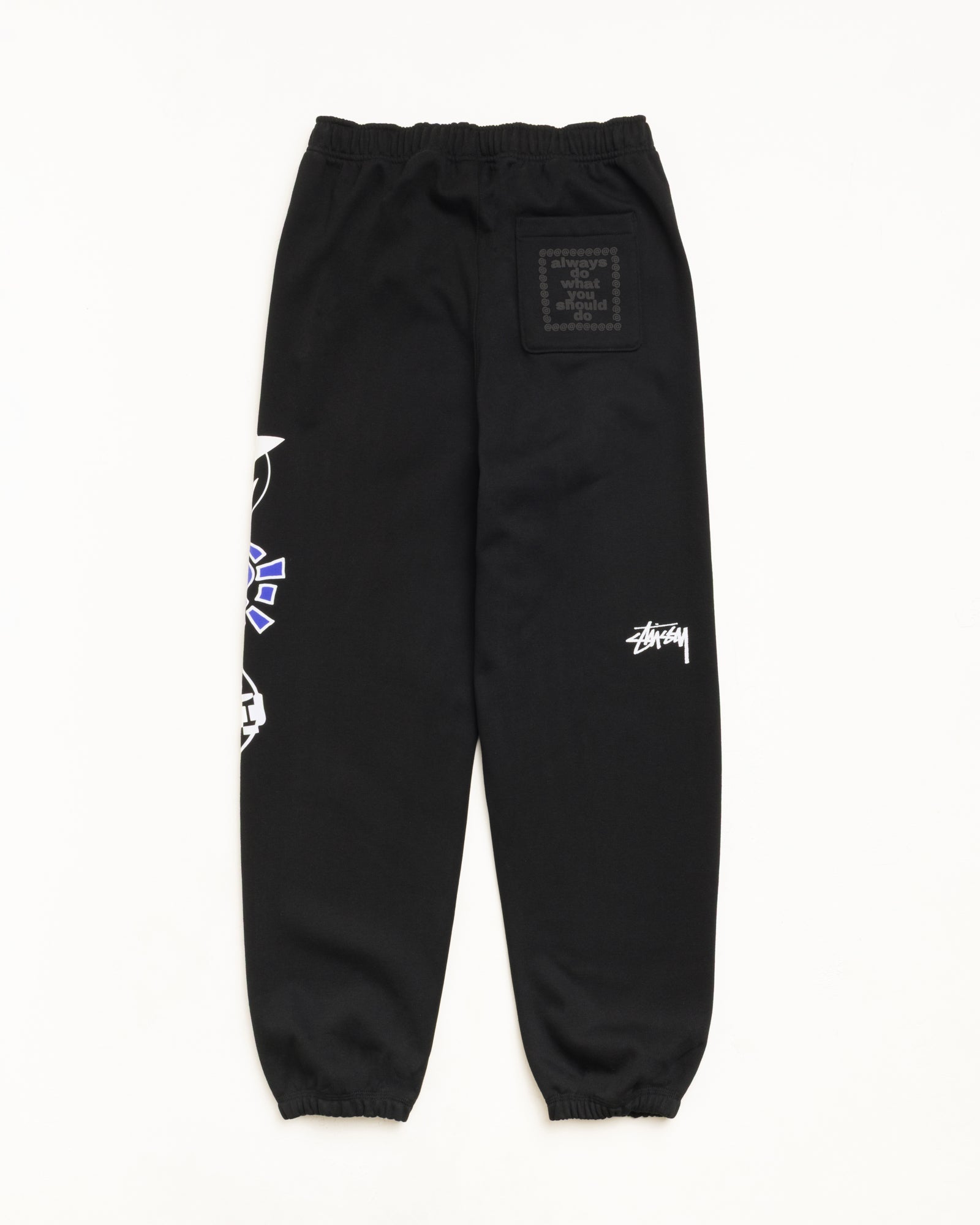 Stüssy & Always Stack Sweatpant Sweatpant in Black