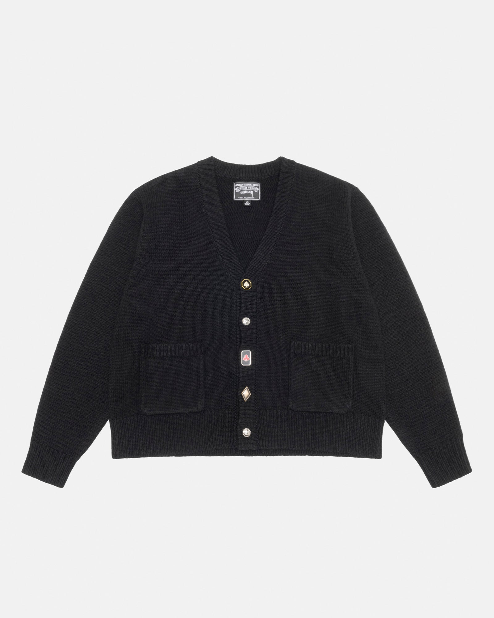 Stüssy & Denim Tears Suits Cardigan in black – Stüssy