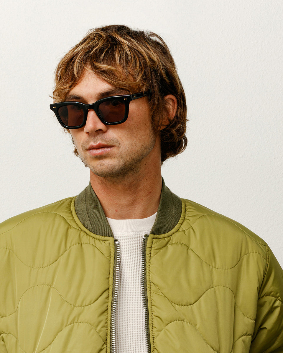 Ace Sunglasses Accessories In Black / Brown Lens