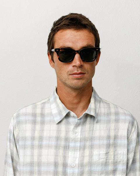 Ace Sunglasses Accessories In Tortoise/dark Green Lens