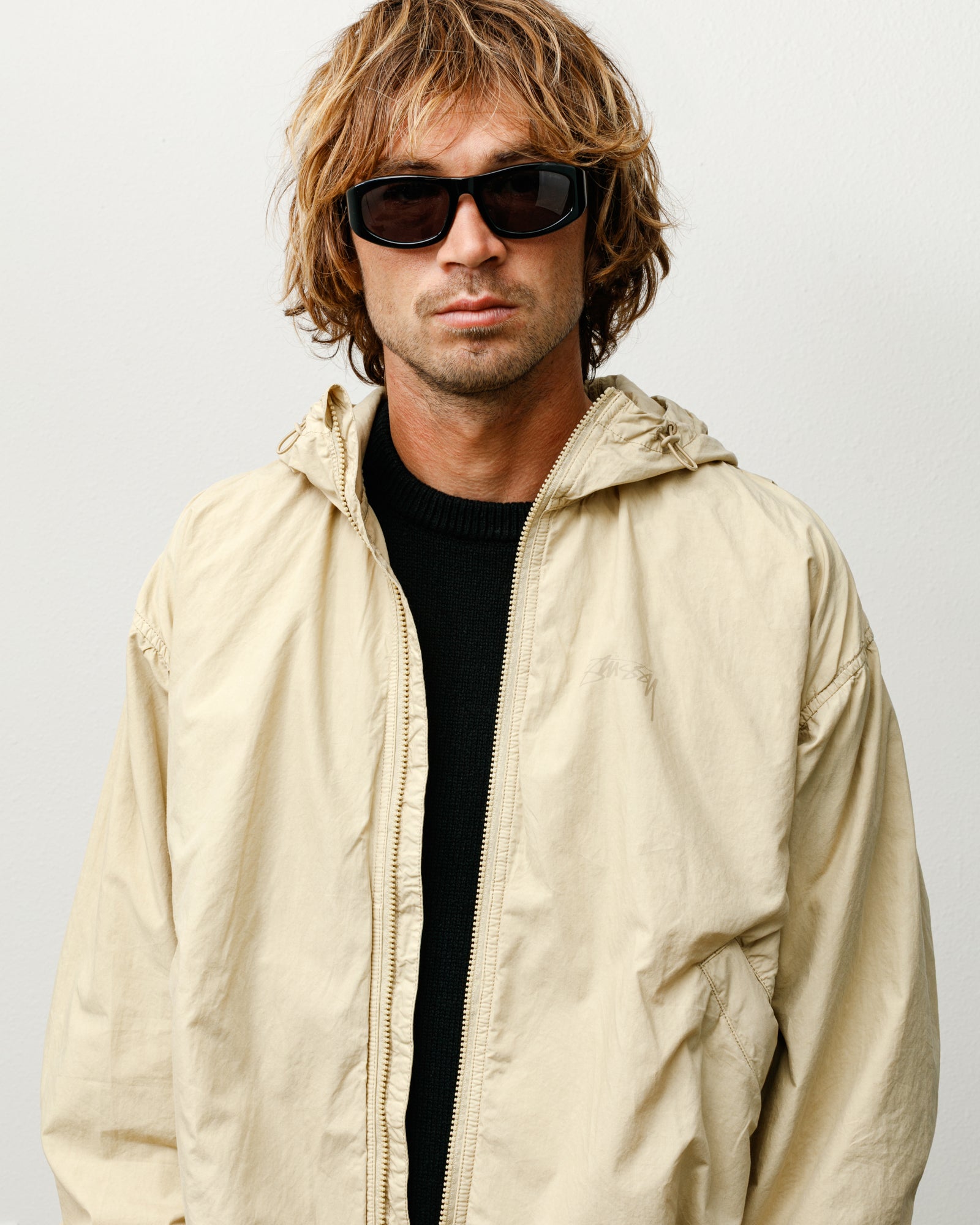 Landon Sunglasses – Black/Black Lens | Eyegear | Stüssy