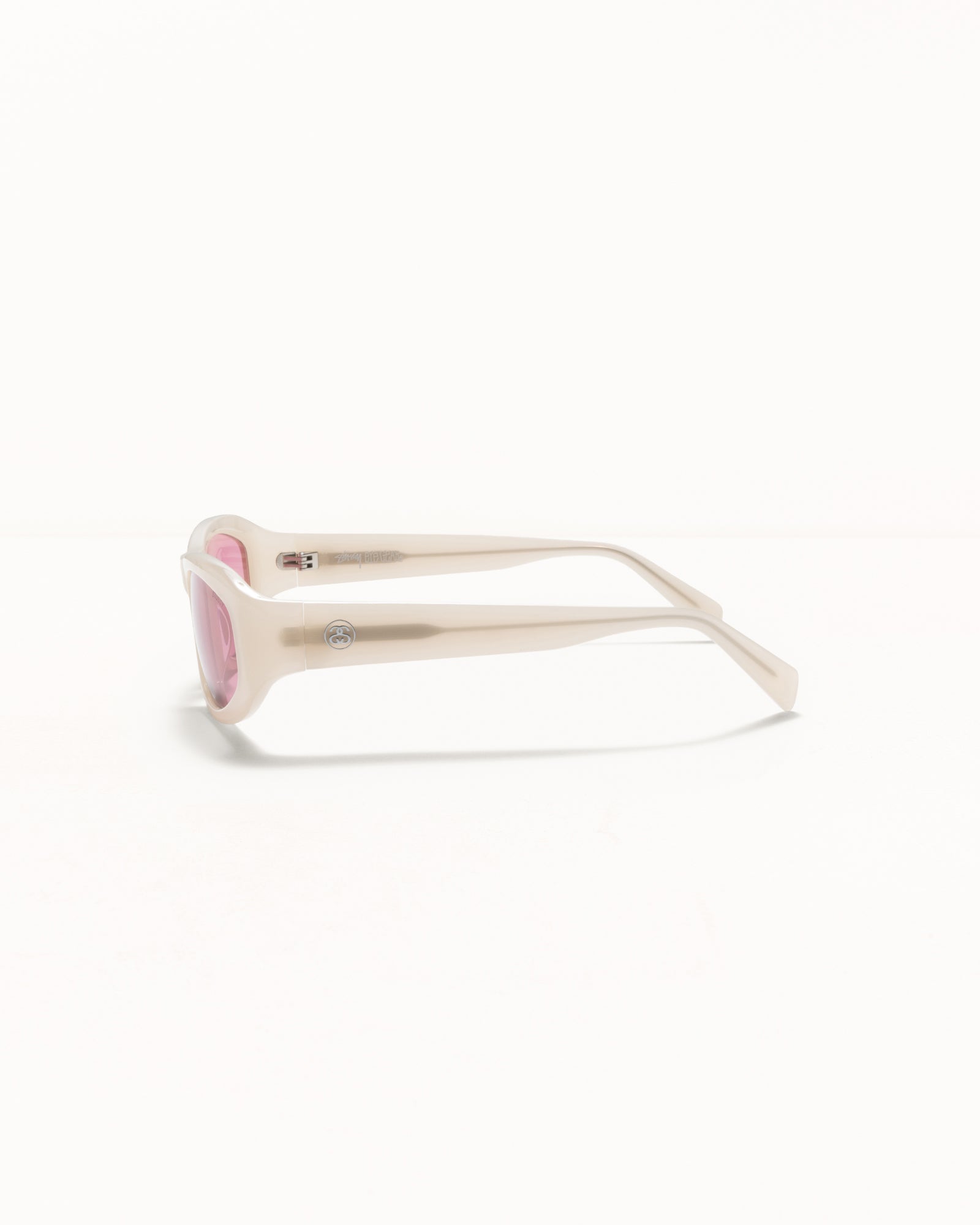Landon Sunglasses – Cream / Pink Lens | Accessories | Stüssy