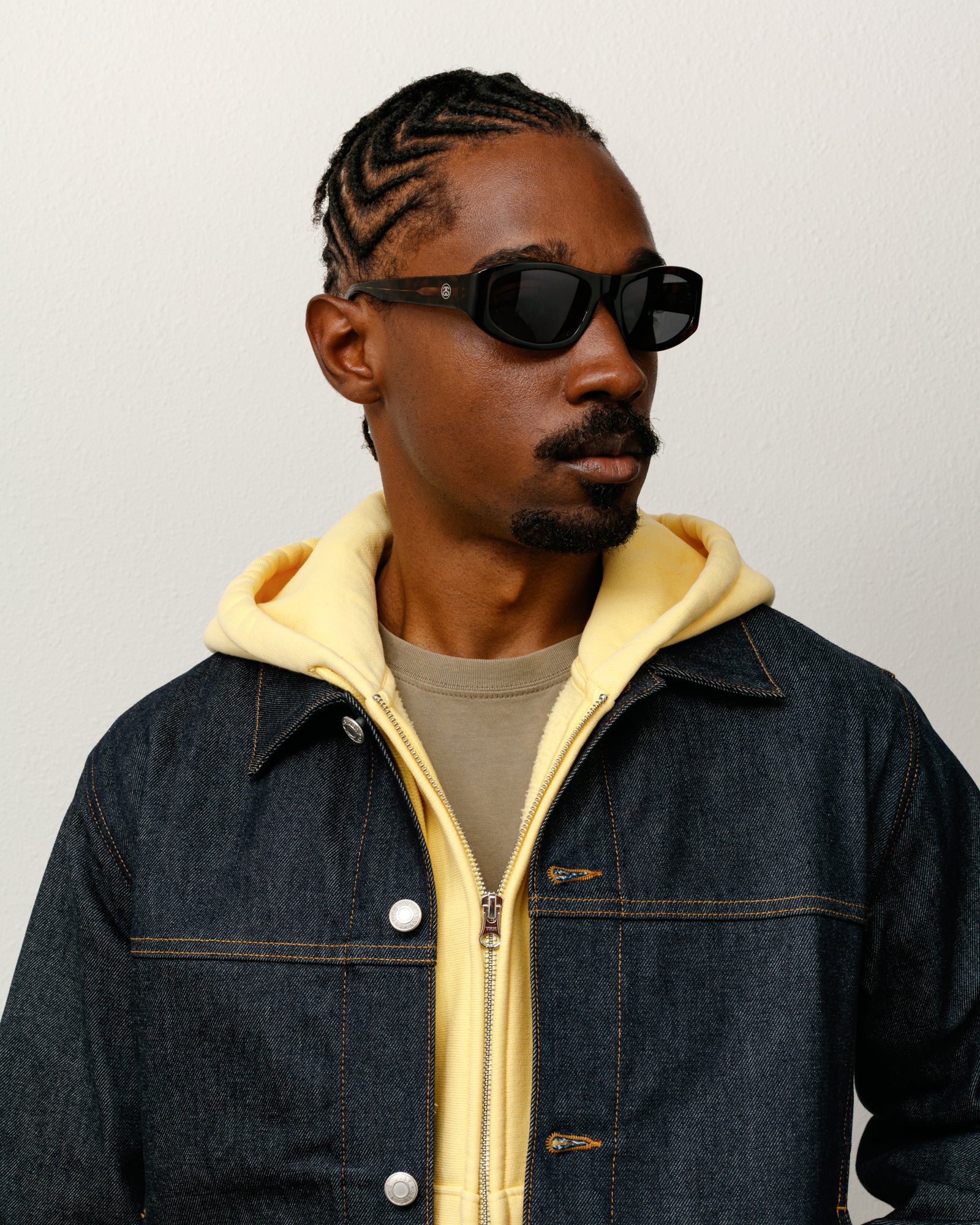 Landon Sunglasses Accessories In Dark Tortoise / Black Lens