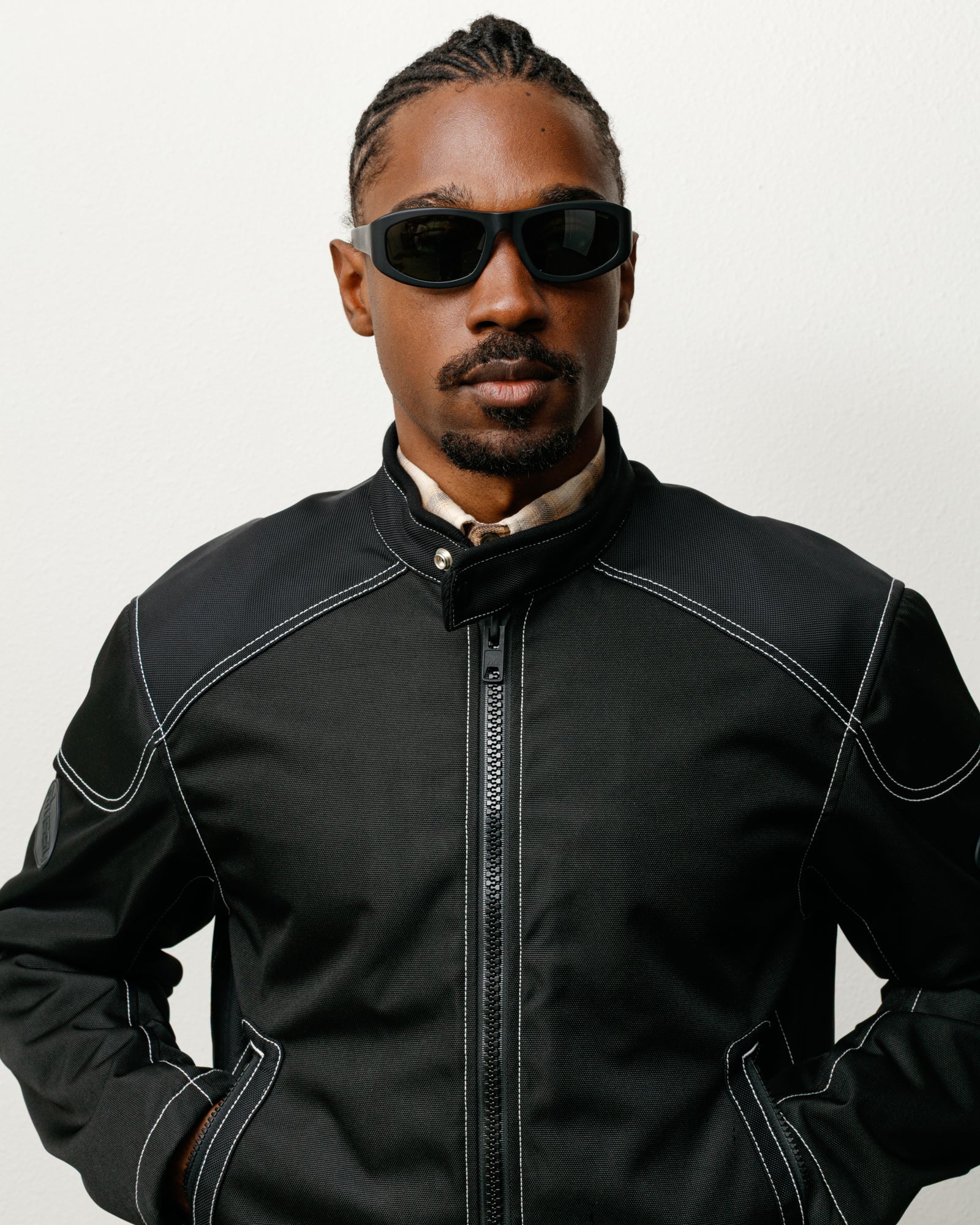 Landon Sunglasses – Matte Black/Green Lens | Eyegear | Stüssy