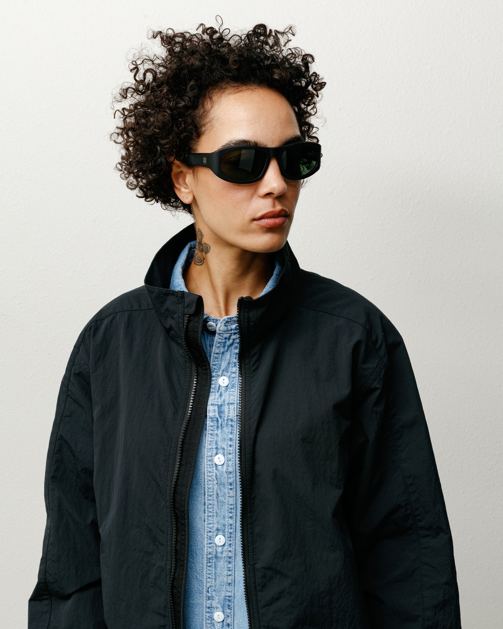 Landon Sunglasses – Matte Black/Green Lens | Eyegear | Stüssy