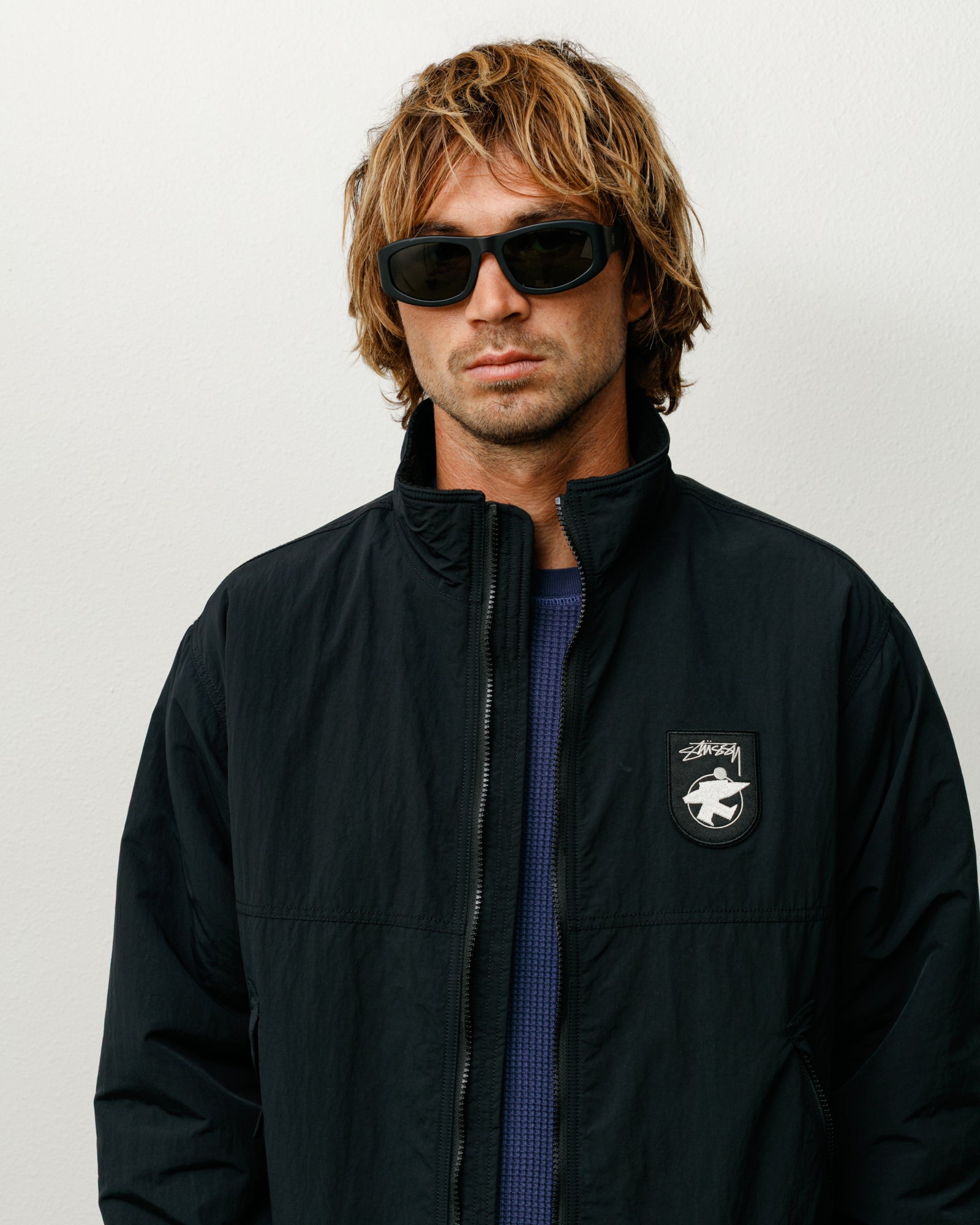 Landon Sunglasses – Matte Black/Green Lens | Eyegear | Stüssy